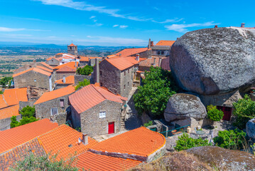 Wall Mural - Panorama of Monsanto town in Portugal