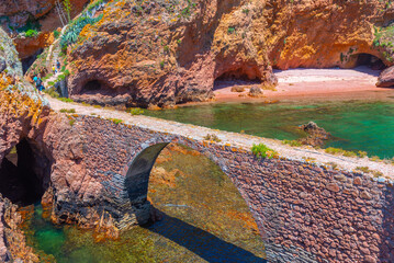 Wall Mural - Rough coast of Berlenga Grande island in Portugal