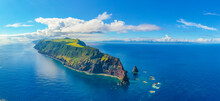 Panorama Of Sao Jorge Island In The Azores, Portugal
