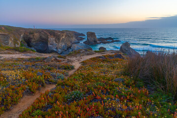 Sticker - Rugged coast at Porto Covo in Portugal