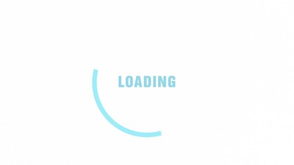 Loading Graphic For Streaming Service Or Website Loop
