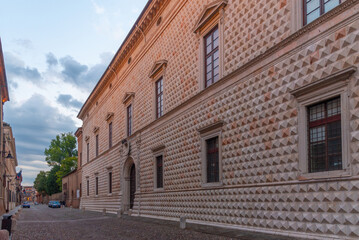 Wall Mural - Palazzo dei Diamanti in Italian town Ferrara