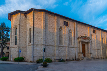 Wall Mural - Church of Saint Peter Martyr at Ascoli Piceno in Italy