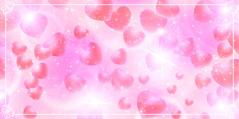 Poster -  Heart background