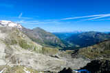 Fototapeta Na sufit - Panoramic view on Badgastein in the High Tauern valley in Carinthia and Salzburg, Austria, Europe. Mountain ranges in Pongau in the Hohe Tauern National Park, Alps. High altitude landscape. Sunny day