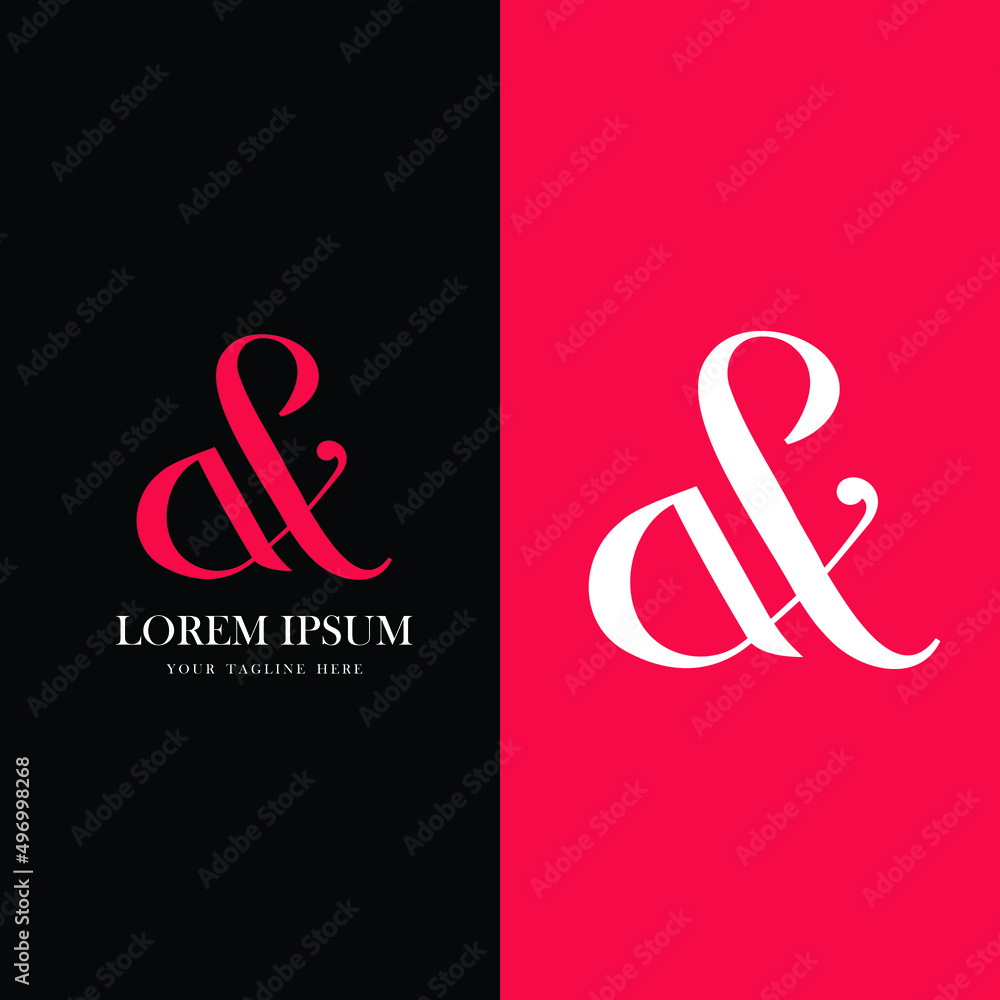 a+&+f Logo Design Vector, Af logo typography Stock Vector | Adobe Stock