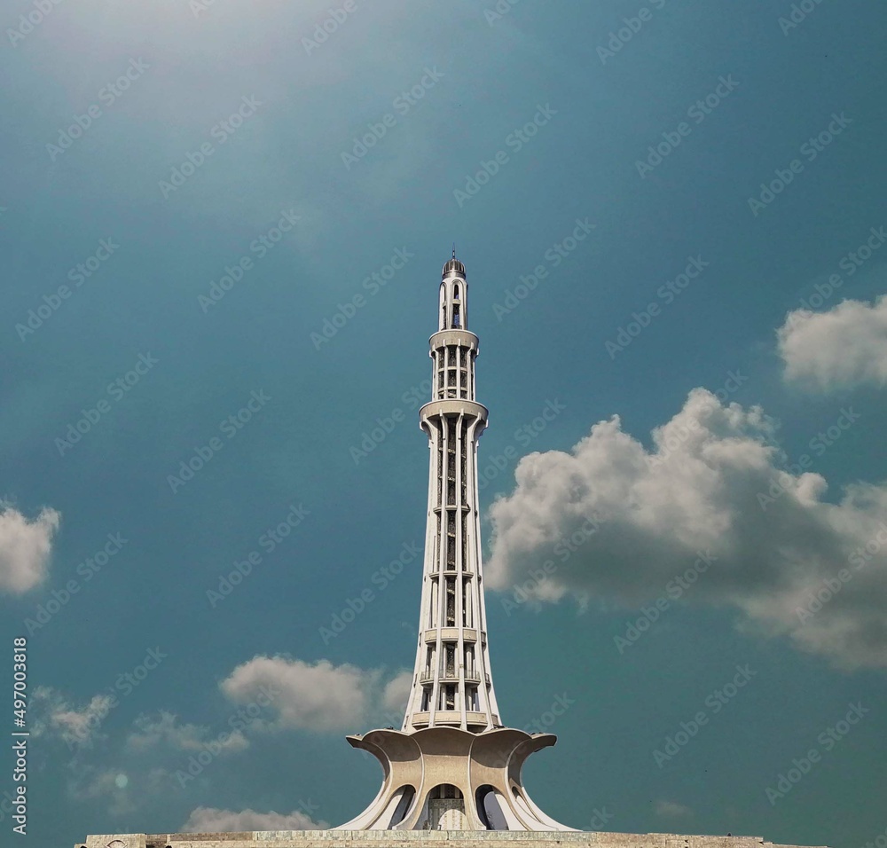 Minar-e-Pakistan Stock Photo | Adobe Stock
