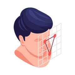 Sticker - Biometric Identification Icon