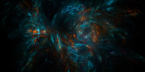 Wall Mural - banner star field background . starry outer space background texture . colorful starry night sky out