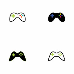 Joystick sign vector  icon. Video game symbol illustration