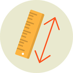 Sticker - Ruler Icon