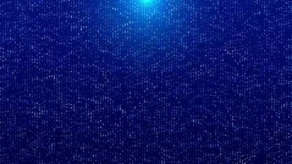 Wall Mural - binary background. computer digits. digital data numeric background