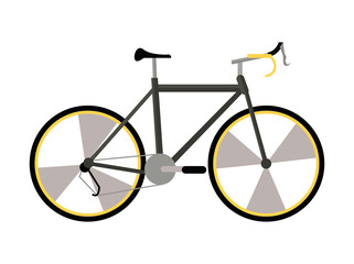 Sticker - black bicycle vehicle