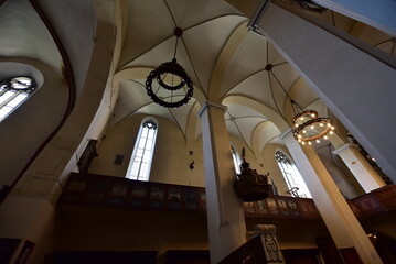 Wall Mural - inside the catholic church from Sighisoara 16