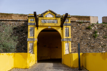 Poster - historic city gate to the walled old town of Elvas