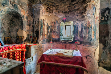 Wall Mural - Historic Zvernec monastery near Vlore Vlora in Albania