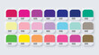 Pantone Trendy Colour Catalog Inspiration Samples in RGB