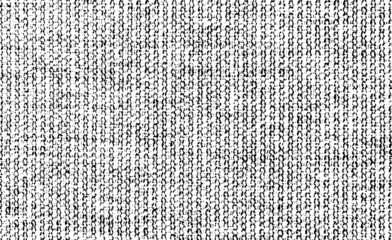 Wall Mural - vector fabric texture. distressed texture of weaving fabric. grunge background. abstract halftone ve