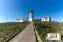 View Of The Lighthouse On Berlenga Grande Island Off Of The Coast Of Portugal