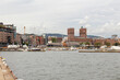harbor with city hall, Oslo, Norway