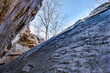 Boulders at Moss Rock Preserve in Hoover, Alabama, USA