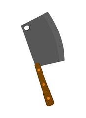 Sticker - meat knife utensil