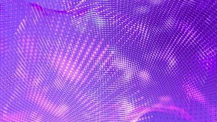 Wall Mural - 4K motion purple background having geometric patterns and swirls.