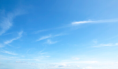Wall Mural - blue sky background and white clouds soft focus
