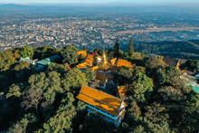  Aerial View Of Wat Phra That Doi Suthep Temple In Chiang Mai, Thailand