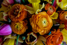 Close-up Of Colorful Bouquet