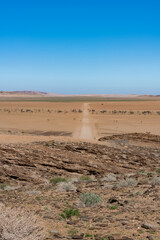 Sticker - Namibia, panorama of the Namib desert
