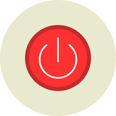 Sticker - Start Button Vector Icon