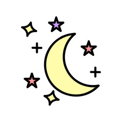 Poster - Moon Vector Icon