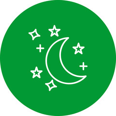 Poster - Moon Vector Icon