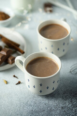 Poster - Homemade hot chocolate with spices