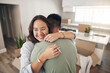 © Jeff Bergen/peopleimages.com - This is a dream come true for us. Shot of a couple embracing each other while moving into their new home.