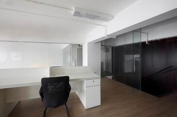 Sticker - Simple modern Chinese office interior