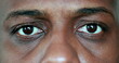 © Marco - Black African man closing eyes close-up