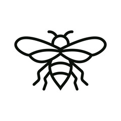 Wall Mural - bee logo icon design template vector