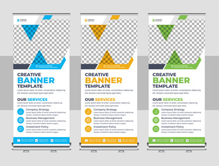 Wall Mural - Business Roll Up. Standee Design. Banner Template design.