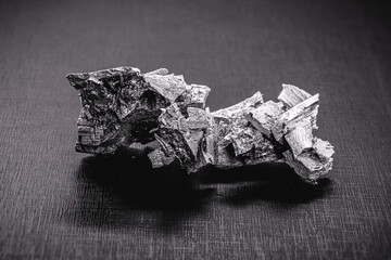 Canvas Print - Hessite is a mineral form of telluride disilver, it is a relatively rare sulfide