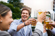 © Jadon Bester/peopleimages.com - With all the hard work they do they should celebrate. Cropped shot of businesspeople having drinks on their office balcony.