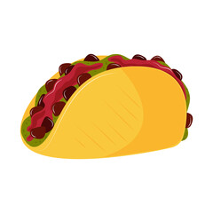 Sticker - mexican taco food