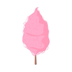 Canvas Print - candy cotton in stick