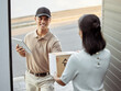 © Siphosethu F/peopleimages.com - That was a fast delivery. Shot of a young woman receiving an order.