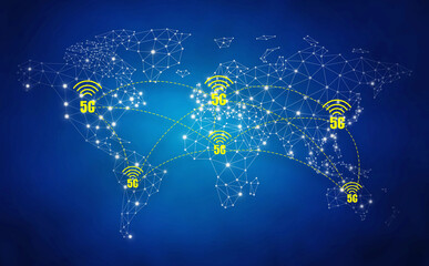 5G 5th generation mobile network wireless Systems in the world