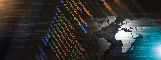Wall Mural - web developing banner