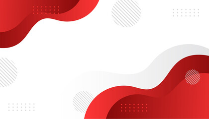 Wall Mural - modern gradient red abstract memphis style with geometric background. vector illustration