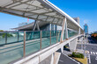 日本最大級のコンベンション施設 幕張メッセの連絡橋（千葉県千葉市）
