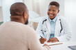 © N Felix/peopleimages.com - Her devotion and care brings healing and hope. Shot of a young doctor writing notes during a consultation with a patient in a medical office.